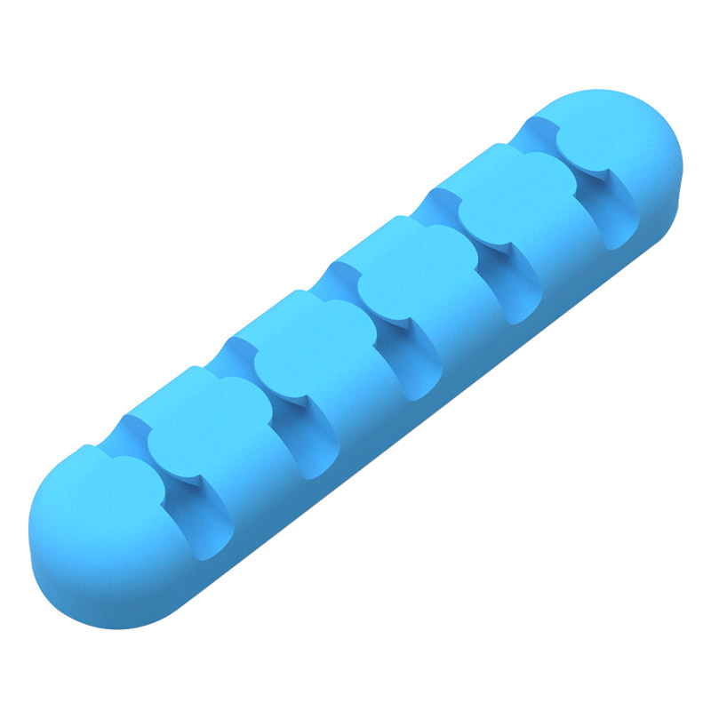ORICO 5 Slot Desktop Cable Clip - Blue