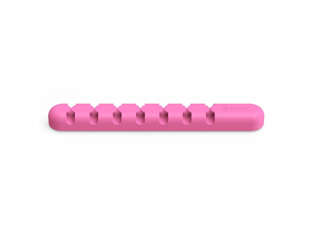 ORICO 7 Slot Desktop Cable Clip - Pink