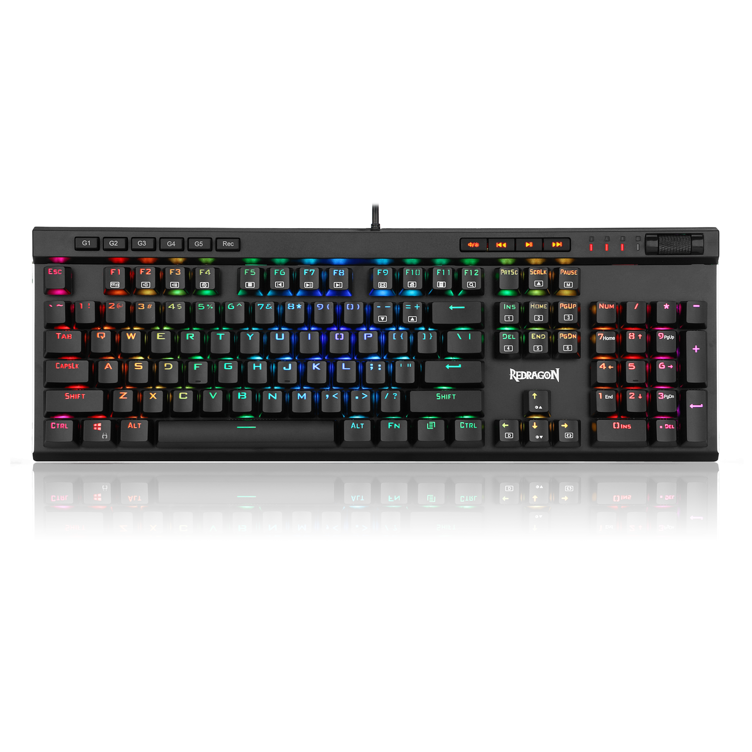 REDRAGON VATA MECHANICAL RGB Gaming Keyboard - Black