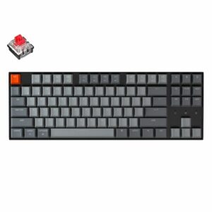 KeyChron K8 87 Key Aluminium Frame Hot-Swappable
 Optical Mechanical Keyboard RGB Red Switches