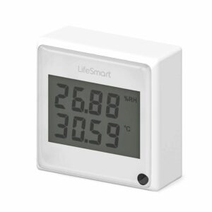 LifeSmart Cube Environmental Sensor Illumination|Humidity (5 to 90%)|Temperature (-20 to 40 Degrees) - CR2450 Battery - White