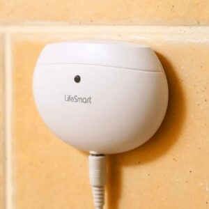 LifeSmart Water Leakage Sensor - CR2450 Battery - White