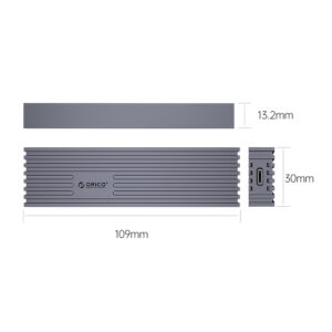 ORICO SSD ENCL TYPEC M.2 B|M-KEY GY