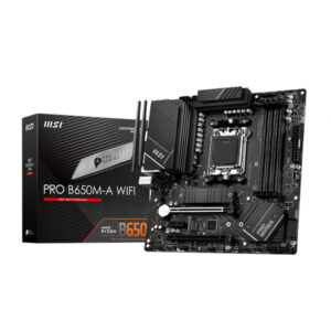MSI PRO B650M-A WIFI AMD AM5 mATX Gaming Motherboard