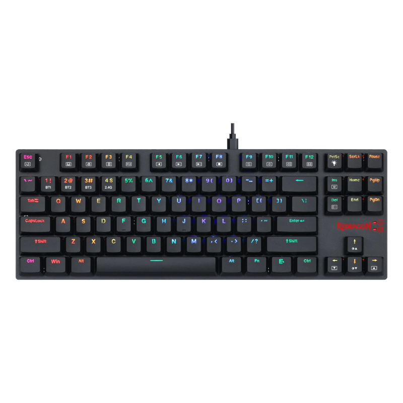 REDRAGON APS RGB 10 Keyless Wireless Mechanical Gaming Keyboard - Black