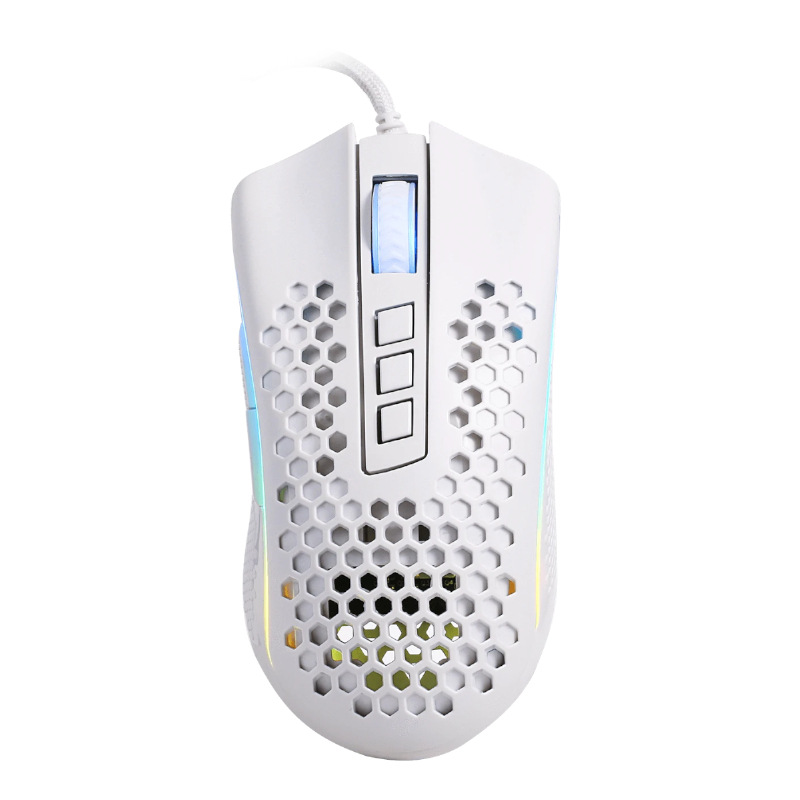REDRAGON STORM ELITE 16000DPI RGB Gaming Mouse - White